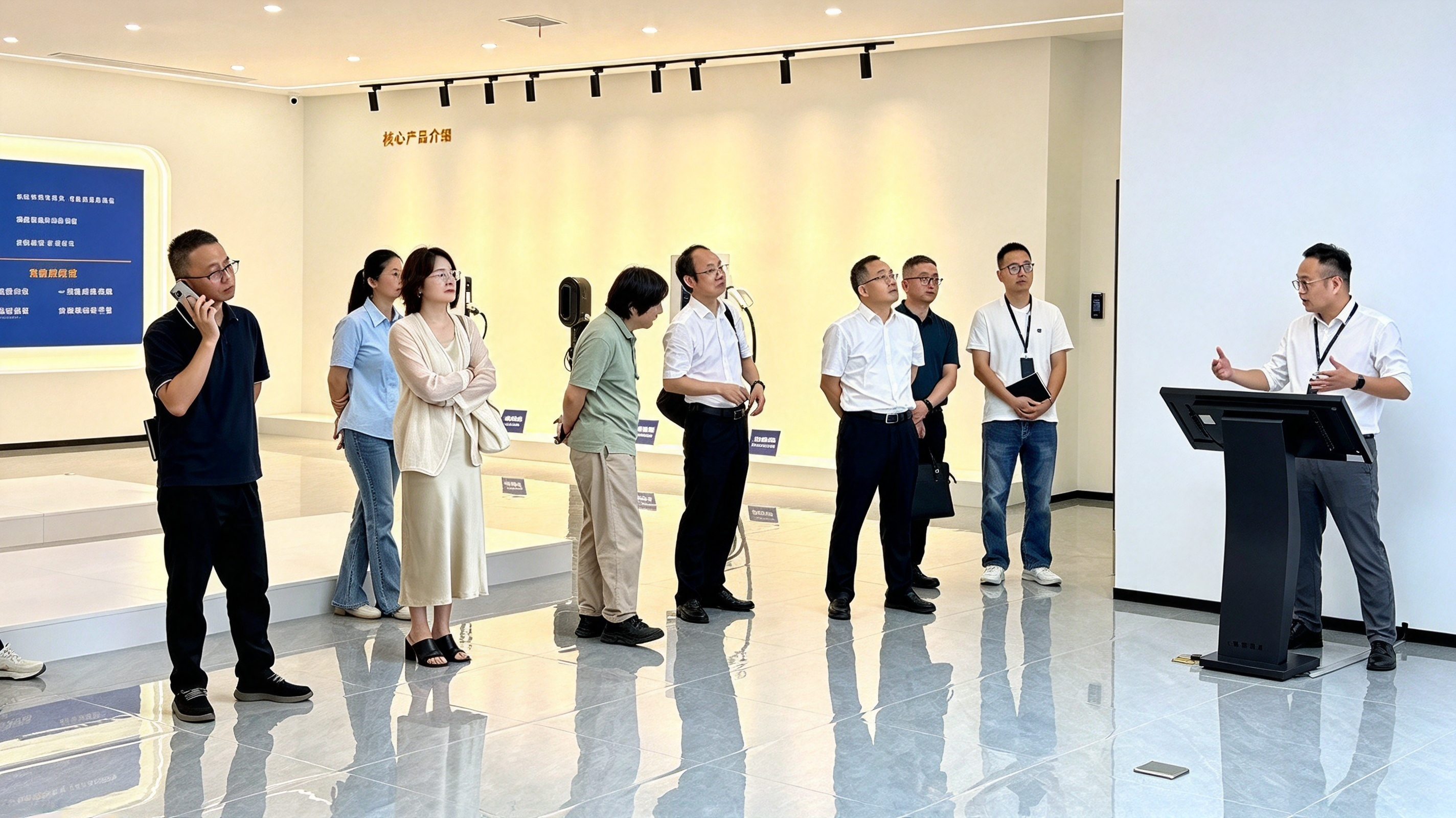 殷州区副区长陈建恩一行调研新悦智能，共探城市能源数字化与绿色低碳发展新未来！